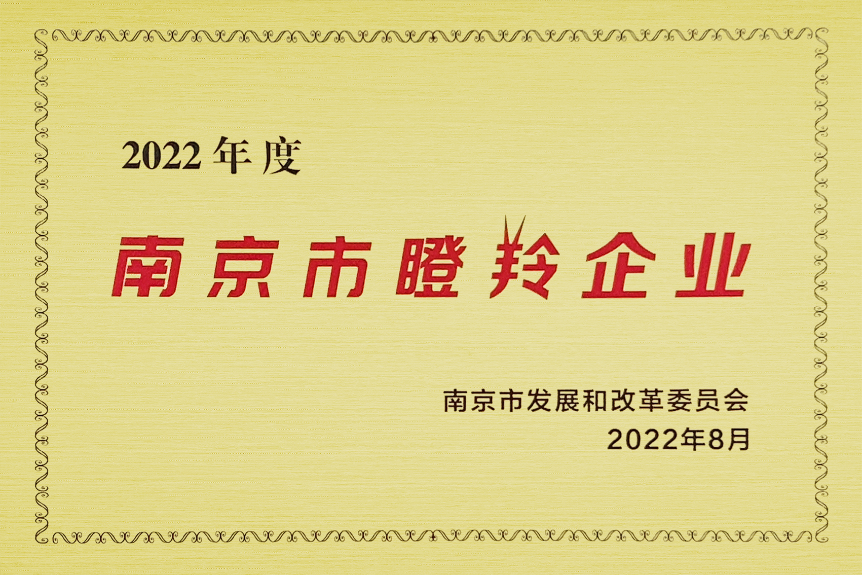 南京市瞪羚企业